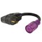 Reliance Controls Plug Adapter, SJTW, TT-30R, L5-20, 12 in, Black/Purple ACRV22 - alternate 1